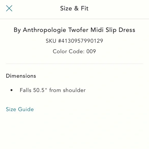 By Anthropologie Twofer Midi Slip Dress - Picture 8 of 8
